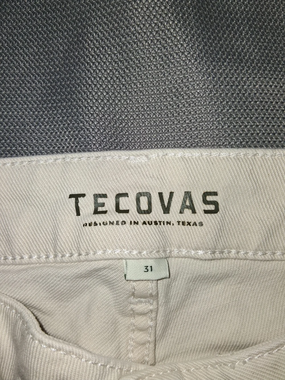 Tecovas Cream Straight-Leg Jeans Size 31 - Picture 2 of 16